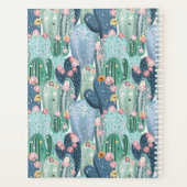 Monogram | Soft Patel Cactus Pattern Planner (Achterkant)
