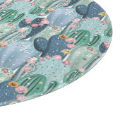 Monogram | Soft Patel Cactus Pattern Snijplank (Hoek)