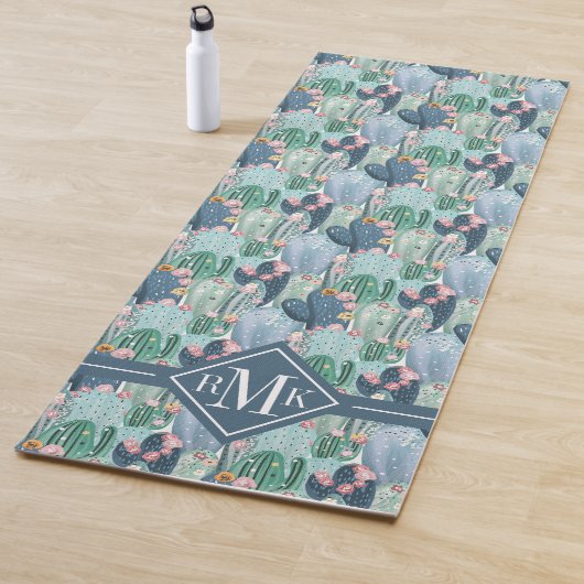 Monogram | Soft Patel Cactus Pattern Yogamat (In situ)