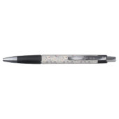 Monogram | Soft roze Waterverf Patroon Pen (Achterkant)
