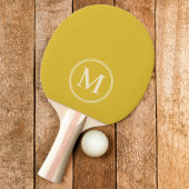 Monogram Solid Burnt Lemon Kleur Tafeltennisbatje