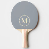 Monogram Solid Dove Grijs Kleur Tafeltennisbatje (Voorkant)