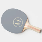 Monogram Solid Dove Grijs Kleur Tafeltennisbatje (Zijkant)