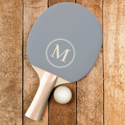 Monogram Solid Dove Grijs Kleur Tafeltennisbatje