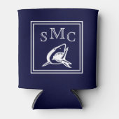 MONOGRAM Solid Grey Shark Plak Blikjeskoeler (Voorkant)