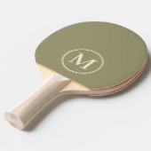 Monogram Solid Sage Meadow Kleur Tafeltennisbatje (Voorkant Gekanteld)