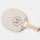 Monogram Solid Sandcastle roze kleur Tafeltennisbatje (Zijkant)