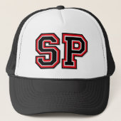 Monogram "SP"-initialen Trucker Pet (Voorkant)