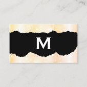 Monogram | Sparkle Visitekaartje (Voorkant)