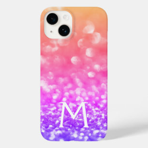 Monogram Sparkles Case-Mate iPhone 14 Hoesje