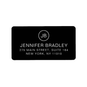 Monogram Speciaal adres van de Terugkeer van de Na Etiket