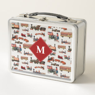 Monogram Speelgoed Trein kleurrijke treinen