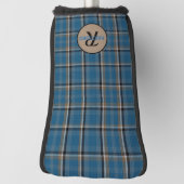 Monogram speldenblauwe beige Mannen Golfheadcover (Draai 90)