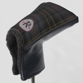 Monogram speldenzwart-grijze Mannen Golfheadcover
