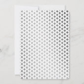 Monogram Spelen Kaart 25e bruiloft Jubileum (Achterkant)