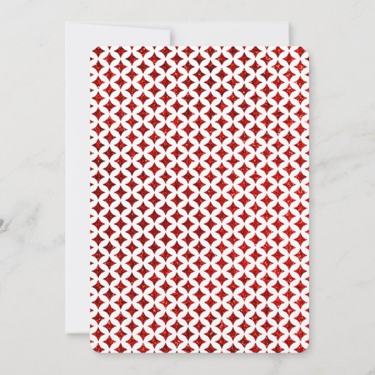 Monogram Spelen Kaart 40ste bruiloft Jubileum (Achterkant)