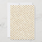 Monogram Spelen Kaart 50ste bruiloft Jubileum (Achterkant)