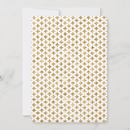 Monogram Spelen Kaart 50ste bruiloft Jubileum (Achterkant)