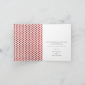 Monogram Spelen Kaart Bruiloft Collectie Dank u (Binnen)