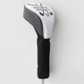 Monogram Spelersnaam Golfheadcover (Schuin)