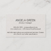 Monogram | Spiral 2 Visitekaartje (Achterkant)