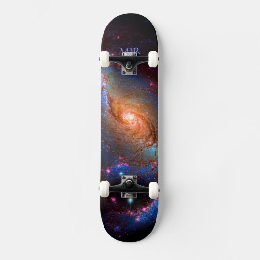 Monogram Spiral Galaxy NGC 1672 Skateboard (Voorkant)