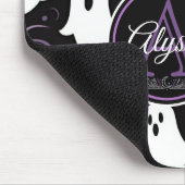 Monogram spookachtig spookpatroon muismat (Hoek)