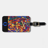 Monogram Sports Golftees Bagage Reis Bagagelabel (Voorkant horizontaal)