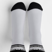 Monogram sportstreep zwart grijs sokken (Top)