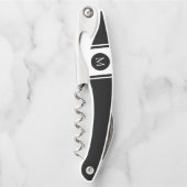 Monogram Sporty Stripes B&W Kurkentrekker (Voorkant)