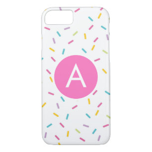Monogram Sprinkles iPhone 8/7 Hoesje