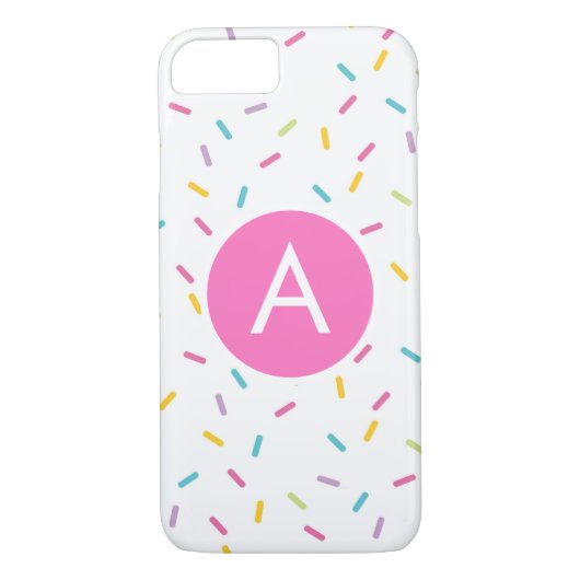 Monogram Sprinkles Case-Mate iPhone Case (Achterkant)