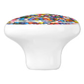 Monogram Sprinkles Kind | Kinderen | Speelruimte Keramische Knop (Zijkant)