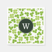 Monogram St. Patrick's Day Party servetten (Voorkant)