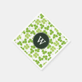 Monogram St. Patrick's Day Party servetten (Hoek)