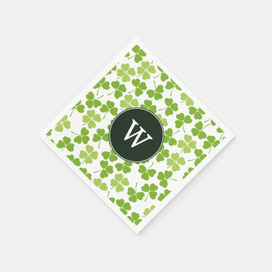 Monogram St. Patrick's Day Party servetten (Hoek)