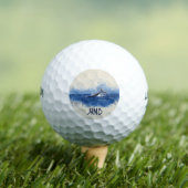 Monogram Staart van een Walvis Oceaan Zeeleven Golfballen (Insitu Shirt)