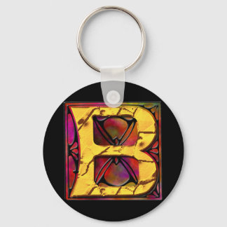 Monogram: Stainglass B Sleutelhanger