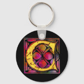 Monogram: Stainglass C Sleutelhanger (Voorkant)