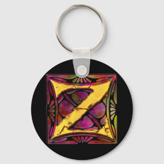 Monogram: Stainglass Z Sleutelhanger