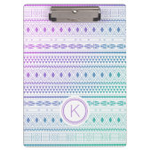 Monogram stampatroon klembord (Voorkant)