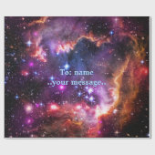 Monogram Starry Wingtip van Small Magellanic Cloud Cadeaupapier (Vlak)