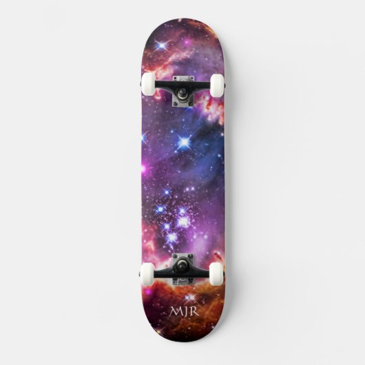 Monogram Starry Wingtip van Small Magellanic Cloud Persoonlijk Skateboard (Voorkant)