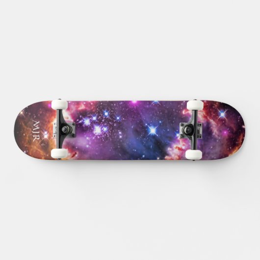 Monogram Starry Wingtip van Small Magellanic Cloud Persoonlijk Skateboard (Horizontaal)