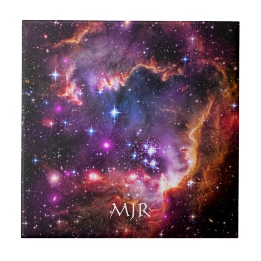 Monogram Starry Wingtip van Small Magellanic Cloud Tegeltje (Voorkant)