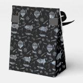 Monogram Steampunk Silver Zinc Airships Bedankdoosjes (Achterkant)