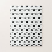 Monogram Stencil Frustratie Legpuzzel (Verticaal)