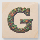 Monogram Stenen Onderzetter (Voorkant)