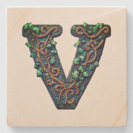 Monogram Stenen Onderzetter