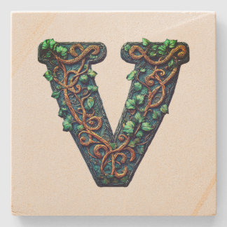 Monogram Stenen Onderzetter